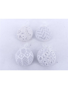 BOLA NAVIDAD BLANCA SURT