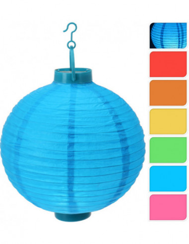 FAROLILLO PAPEL C/LED 6 COLOR