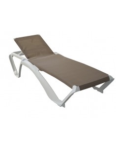 TUMBONA RESINA 4P BLANCA/ARENA 2