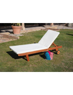 CAMA MADERA C/RUEDAS COJIN 2