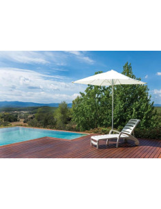 TUMBONA RESINA PLEGABLE BEIGE 2