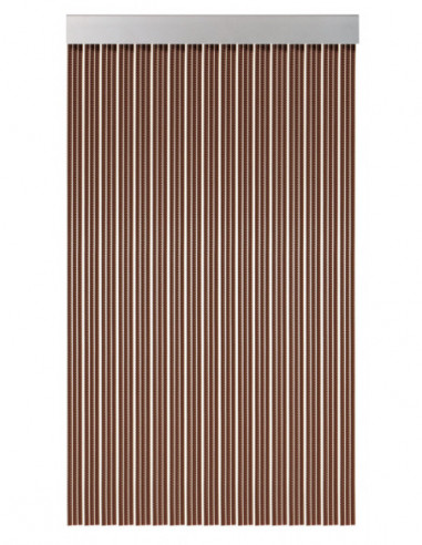 CORTINA CINTAS COLOR MARRON