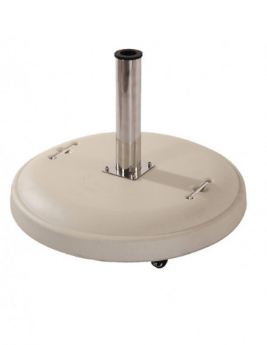 PIE PARASOL CEMENTO CREMA