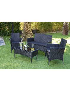 CONJUNTO RATAN NEGRO VITI LEVU 2