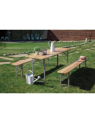 SET MESA+2BANCOS MADERA