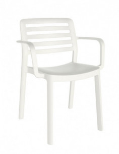 SILLA RESINA C/BRAZ BLANC WIND 2