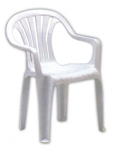 SILLON RESINA BAJO BLANCO