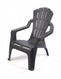 SILLON RESINA ANTRACITA SELVA 2