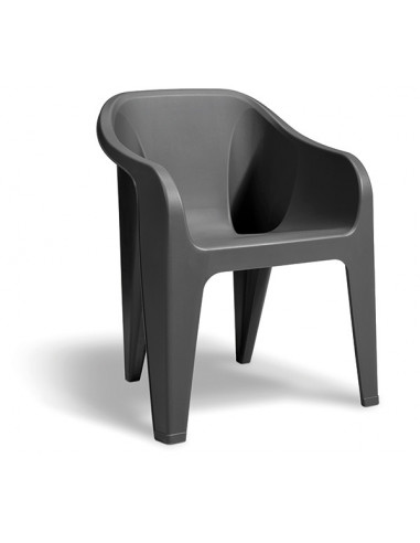 SILLON RESINA GRAFITO