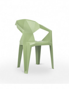 SILLON RESINA VERDE AGUA DELTA 2