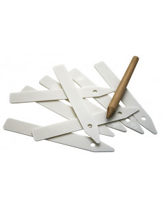 ETIQUETAS PICUDAS PLASTICO 30M 2