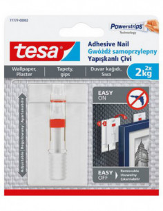 CLAVO ADHESIVO AJ PARED PIN 2K