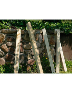 POSTE MADERA CUADRADO 9X9 CM