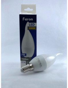 LAMPARA LED VELA VIENTO E14...