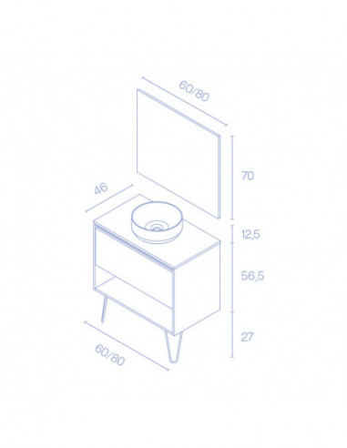 SET YOKO TOP 80 1C1H ROBLE ARENADO