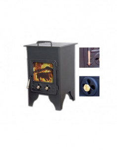 ESTUFA LEÑA C/HORNO S/TRAS