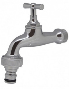 GRIFO JARDIN RETRO CROMADO 2