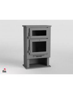 ESTUFA LEÑA C/HORNO S/TRASERA 2