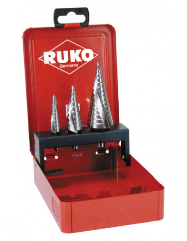 BROCA ESCALONADA HSS JGO 3 PZ