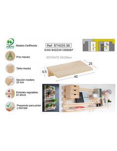 BALDA TETRIS PINO S/BARN 2