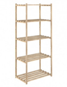 ESTANTERIA MADERA LAMAS 5/B 2