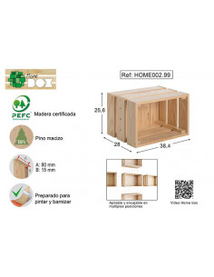 CAJA PINO S/BARN HOME BOX 2