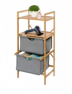 ESTANTERIA 2CAJON BAMBU BAHARI 2