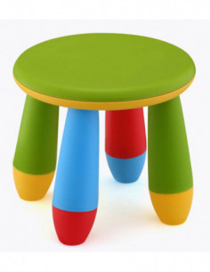 TABURETE INFANTIL VERDE 2