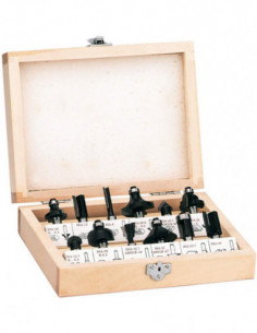 FRESAS MADERA JGO 12 UD