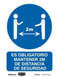 OBLIGA DISTANCIA 2M SEGURIDAD 2