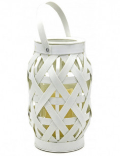 FAROLILLO VELA LED GARDEN BCO 2