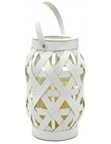 FAROLILLO VELA LED GARDEN BCO