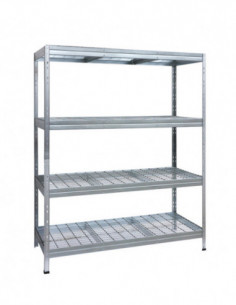ESTANTERIA S/T 4B GALVANIZADA 2