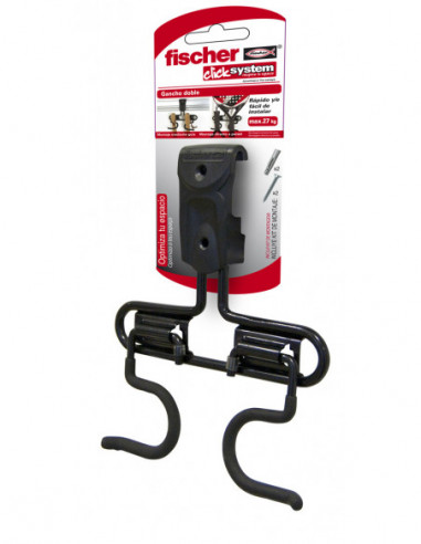 GANCHO DOBLE + KIT FIJ