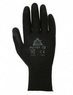 GUANTE POLIESTE PALMA PUÑO 2