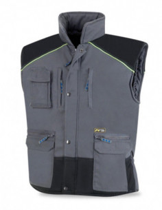 CHALECO MULTIB SPORT GRIS/NGR 2