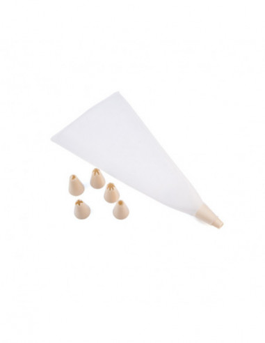 MANGA PASTELERA SILICONA 6 BOQ