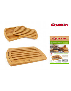 TABLA CORTA PAN C/BANDEJ BAMBU 2