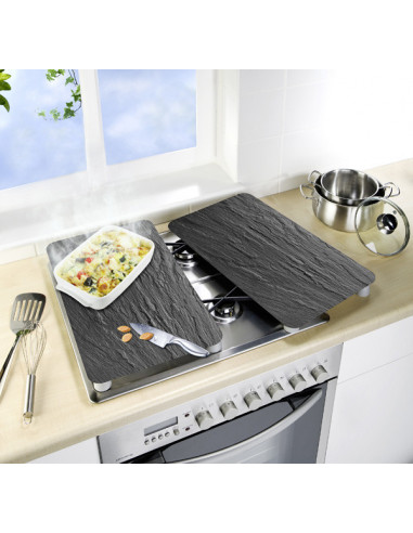 TABLA VIDRIO COCINA 2U.PIZARRA