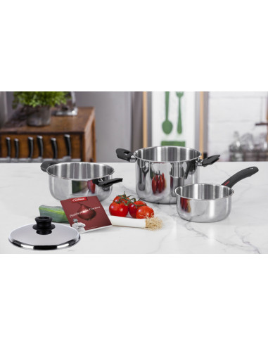 BATERIA ACERO BAQUELITA 4PZAS