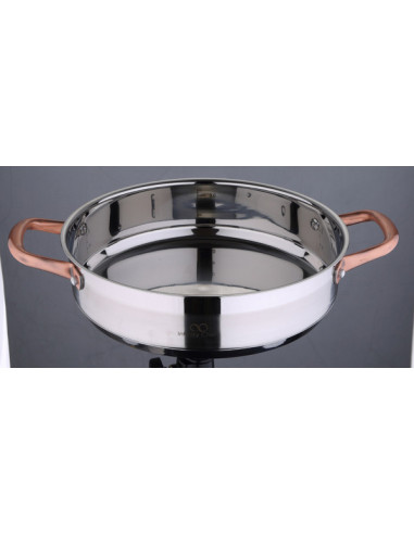 CACEROLA BAJA INOX COPPER IND.