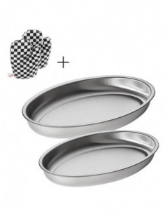 RUSTIDERA INOX SET-2+MANOPLA 2