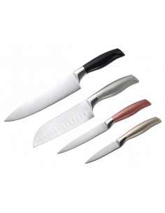 SET 4 CUCHILLO ACERO INOX NEON 2