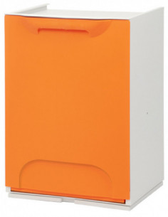 CUBO BASURA SELECTIVO NARANJA 2