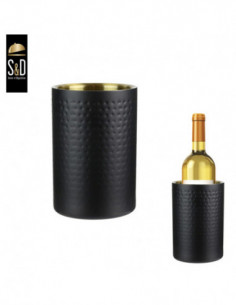 CUBO ENFRIADOR BOTELLA NEGRO 2