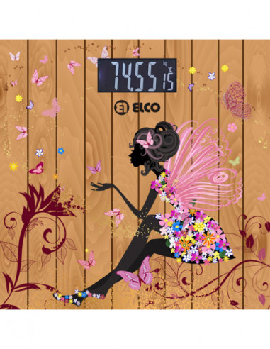 BASCULA BAÑO ELECTR. CRISTAL