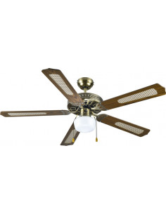 VENTILADOR TECHO C/LUZ 5 ASPAS 2