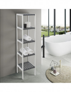 ESTANTERIA 5/B NATURE BCO/GRIS 2