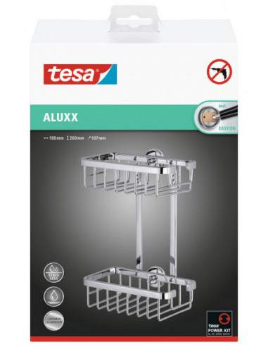 RINCONERA DOBLE INOX ALUXX