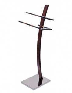 TOALLERO PIE CROMO-WENGUE 2